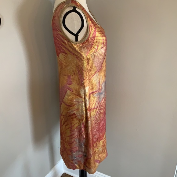 Angelo Marani 100% silk dress sequined perfect - Picture 4 of 13